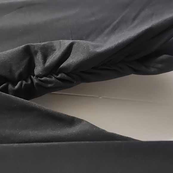 Mock Neck Rouched Tee - Picture 2 of 3